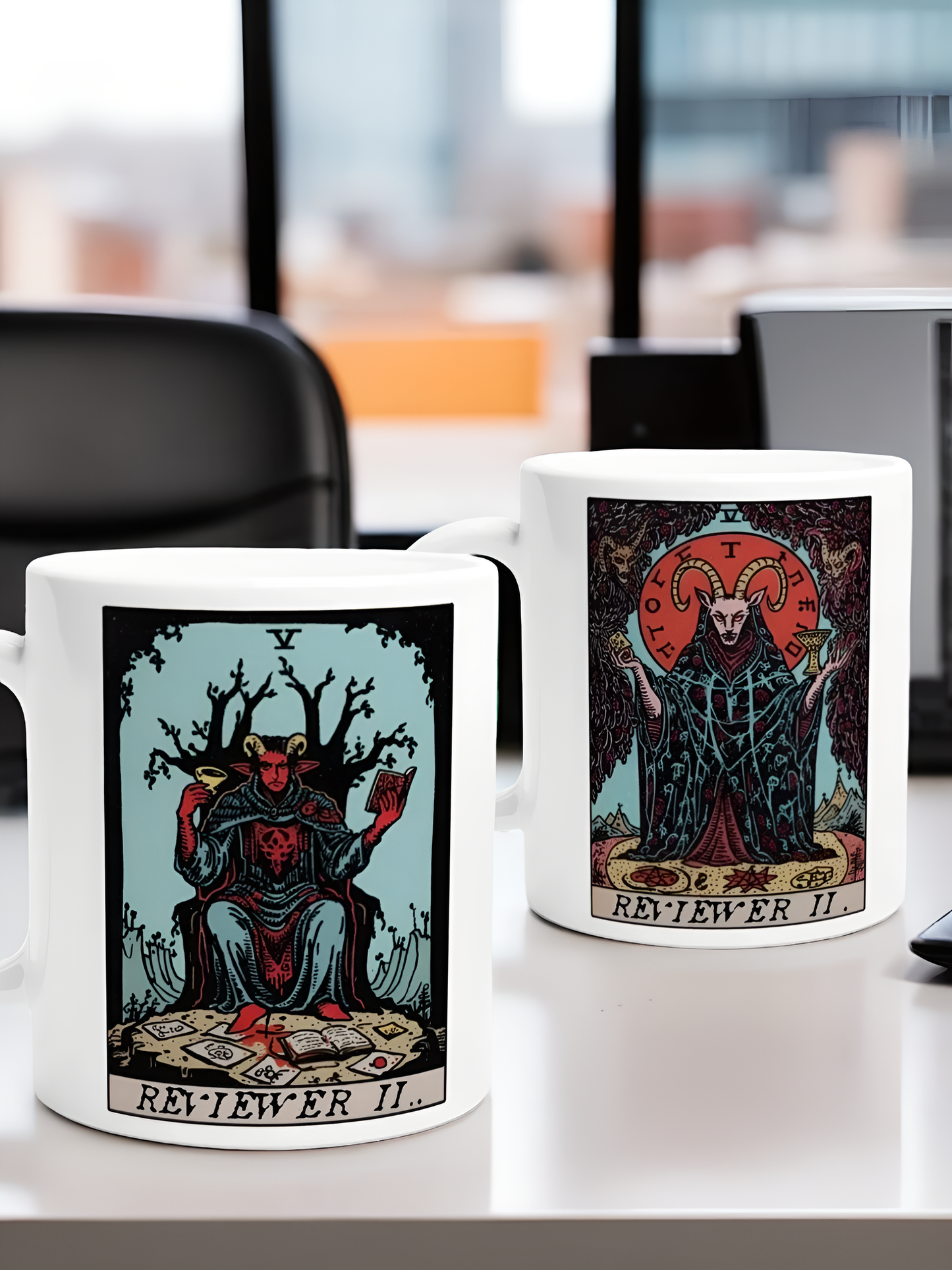 Reviewer 2 Devil Tarot Card Mug