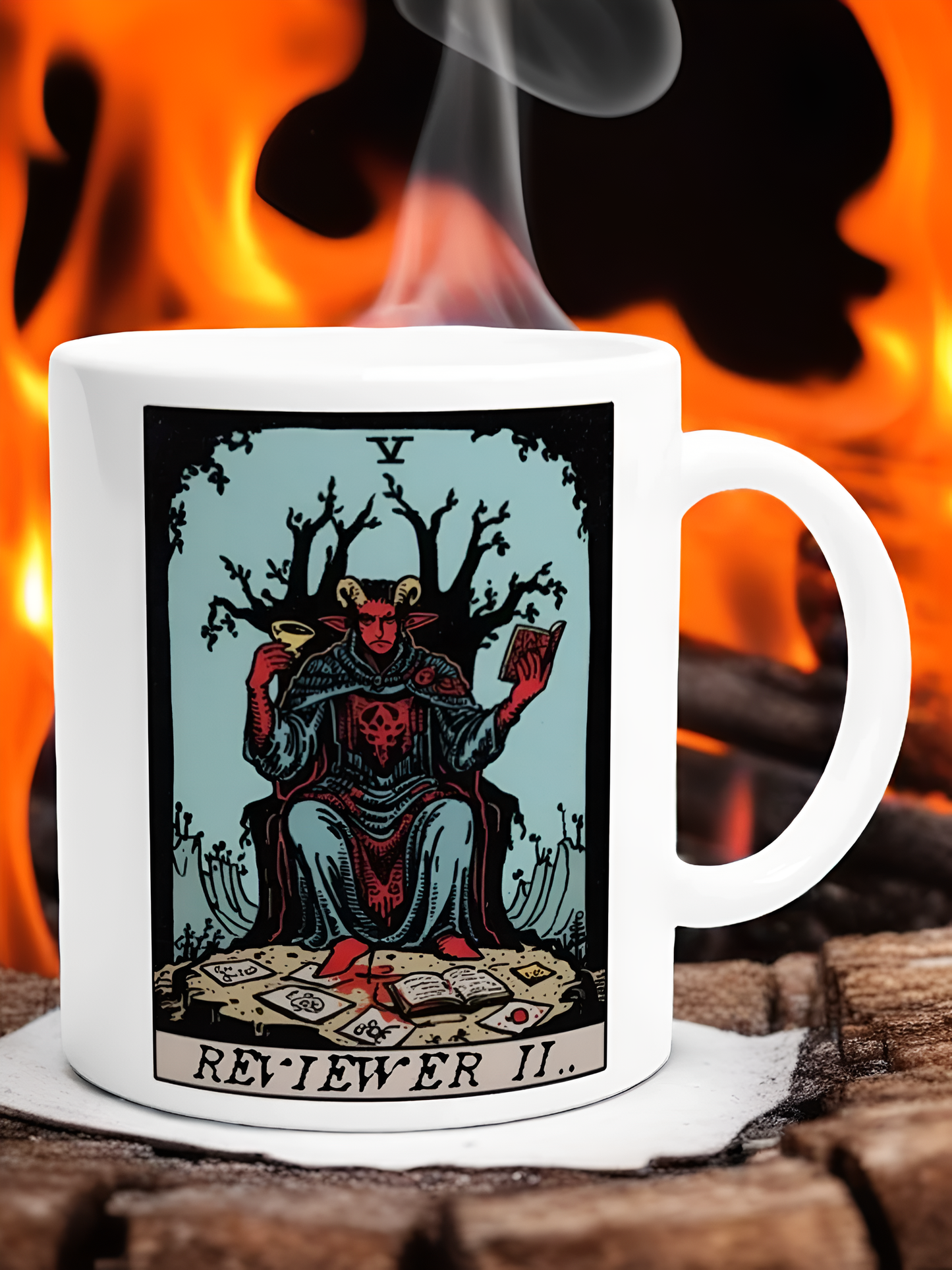 Reviewer 2 Devil Tarot Card Mug