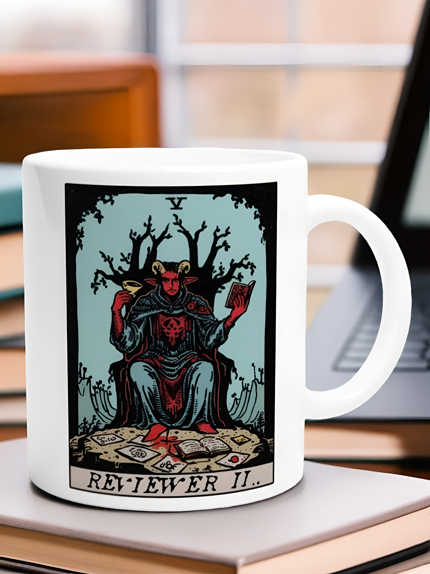 Reviewer 2 Devil Tarot Card Mug