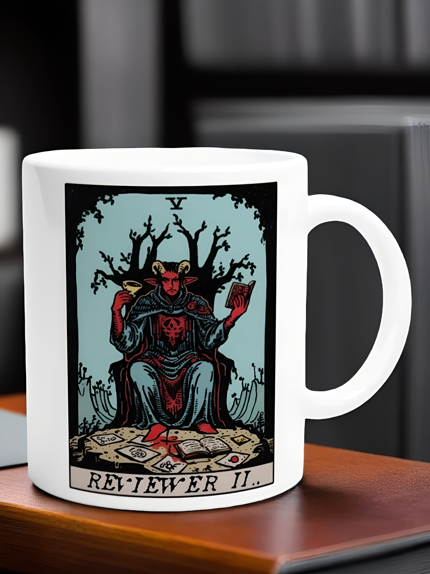 Reviewer 2 Devil Tarot Card Mug