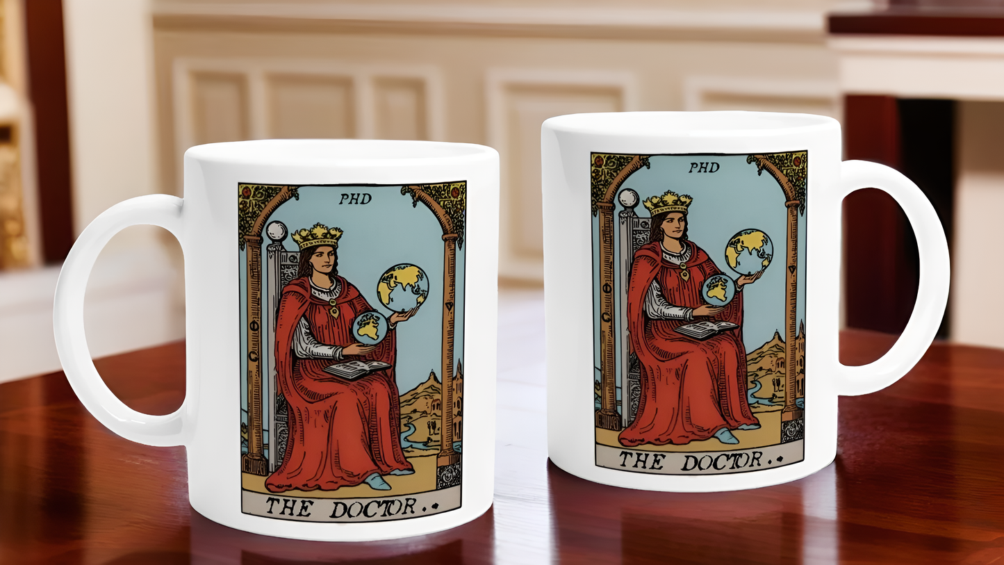 Tarot Card PhD Mug - Doctoral Graduation Gift