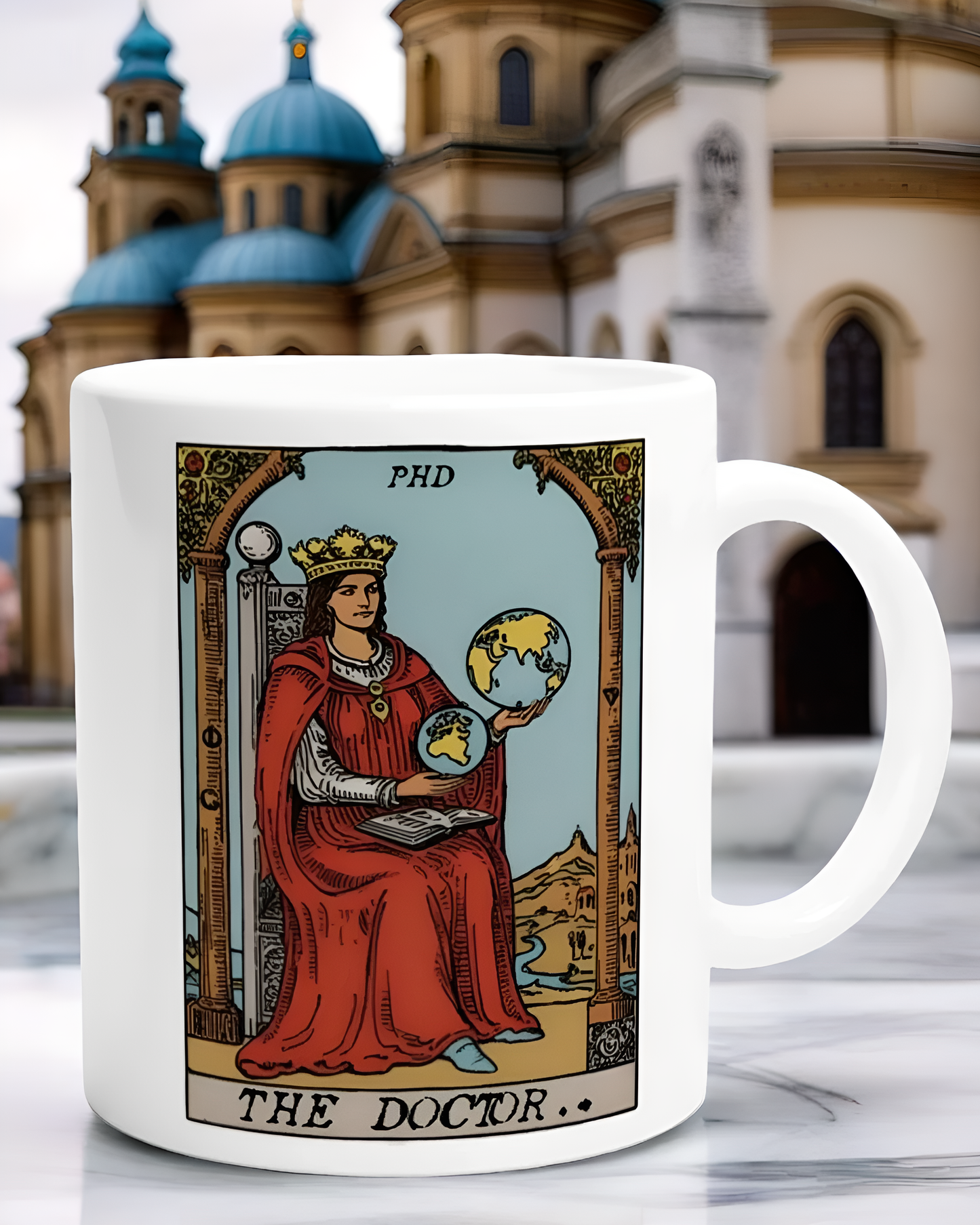 Tarot Card PhD Mug - Doctoral Graduation Gift