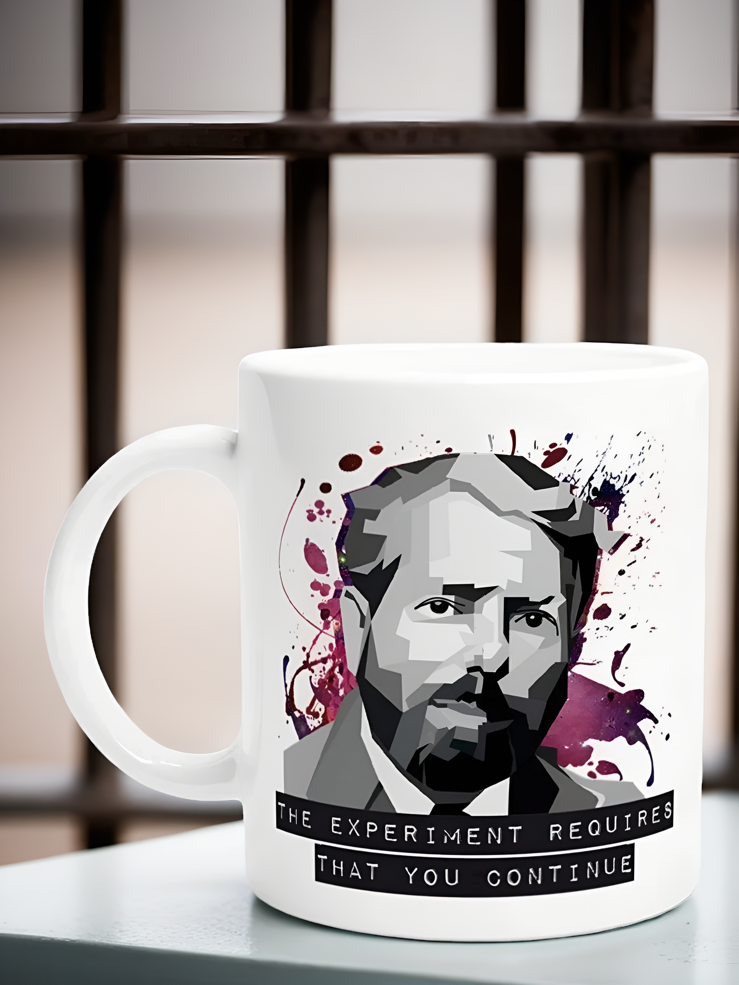 Stanley Milgram Psychology Mug - "The Experiment Requires That You Continue"