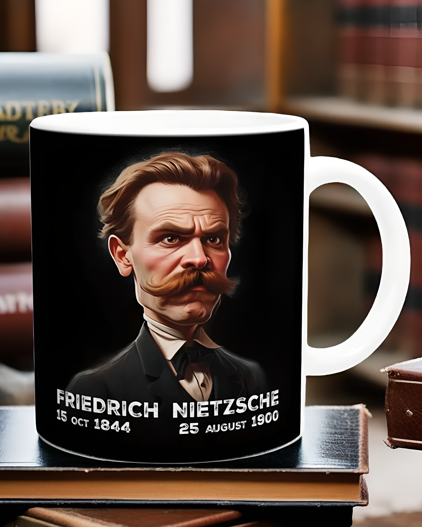 Friedrich Nietzsche Caricature Mug