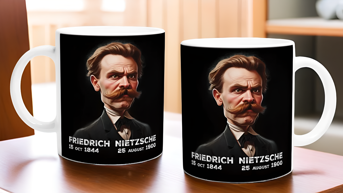 Friedrich Nietzsche Caricature Mug