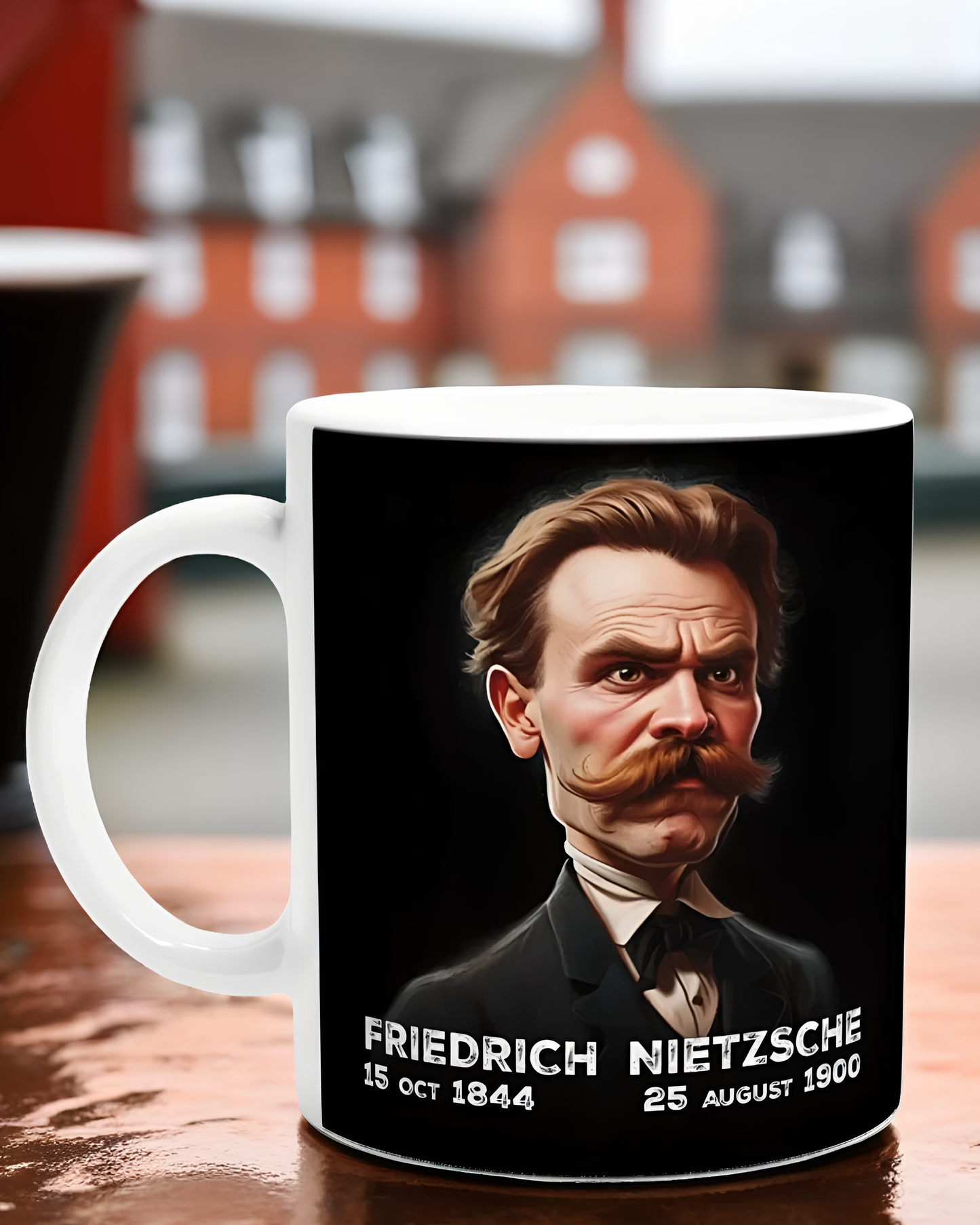 Friedrich Nietzsche Caricature Mug